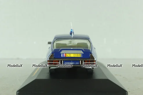 Citroen SM Gendarmerie 1973, blue, CLC097, IXO 1:43