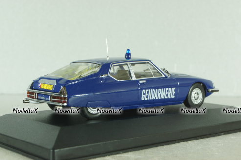 Citroen SM Gendarmerie 1973, blue, CLC097, IXO 1:43