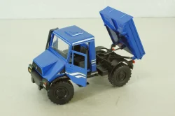 Mercedes Unimog U140, blue, фурнитура в комплекте, B66000162, (#371), NZG 1:43