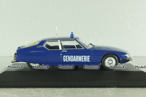 Citroen SM Gendarmerie 1973, blue, CLC097, IXO 1:43