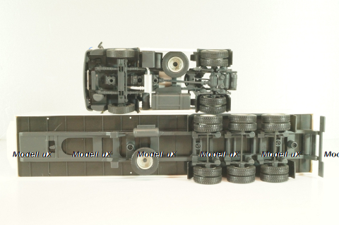 Man 19.502 truck with semi-trailer "Paconsa" 1991 white, Camiones y Autobuses #77, Altaya 1:43