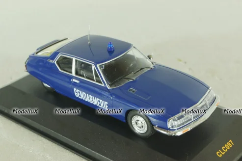 Citroen SM Gendarmerie 1973, blue, CLC097, IXO 1:43