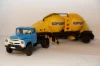 Камаз-5320 бортовой с тентом, серый/синий, Арек 1:43