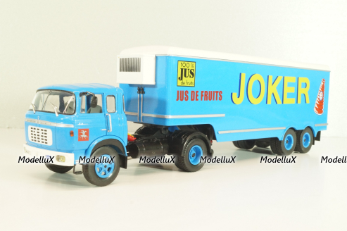 Berliet TR12 TRUCK SEMI-FRIGO JUS DE FRUITS JOKER, Altaya 1:43