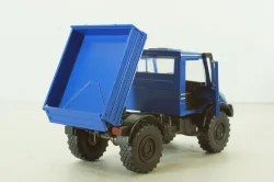 Mercedes Unimog U140, blue, фурнитура в комплекте, B66000162, (#371), NZG 1:43
