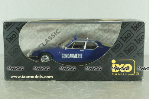 Citroen SM Gendarmerie 1973, blue, CLC097, IXO 1:43