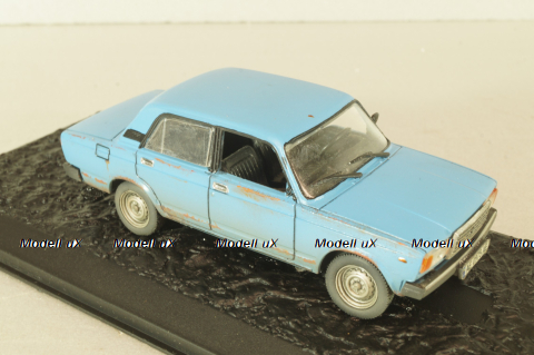Ваз-2107 Жигули 1982, синий, Improved models 1:43