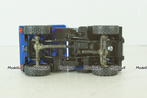 Mercedes Unimog U140, blue, фурнитура в комплекте, B66000162, (#371), NZG 1:43