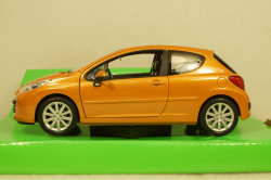 Peugeot 207 Orange, 22492W, Welly 1:24