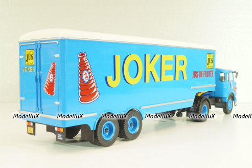 Berliet TR12 TRUCK SEMI-FRIGO JUS DE FRUITS JOKER, Altaya 1:43