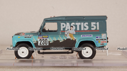 Land Rover 110 №230 Pastis 51 Paris-Dakar 1986, Конверсия 1:43