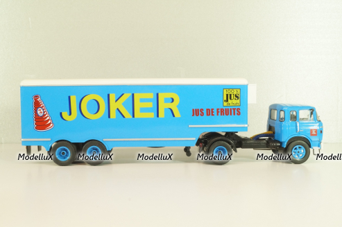 Berliet TR12 TRUCK SEMI-FRIGO JUS DE FRUITS JOKER, Altaya 1:43
