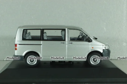 Volkswagen T5 TDI Transporter 2003, silver, Volkswagen Offizielle Modell-Sammlung, Altaya #65 1:43
