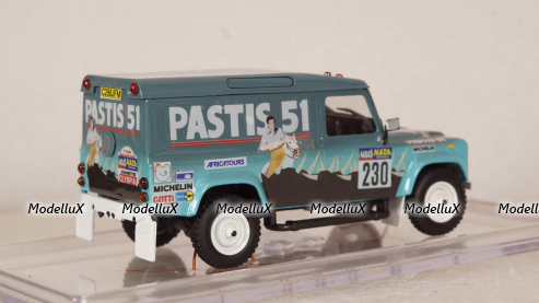 Land Rover 110 №230 Pastis 51 Paris-Dakar 1986, Конверсия 1:43
