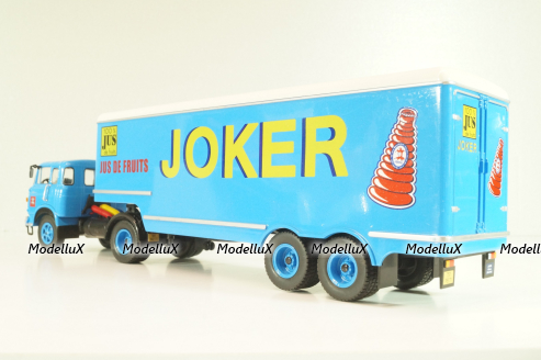 Berliet TR12 TRUCK SEMI-FRIGO JUS DE FRUITS JOKER, Altaya 1:43