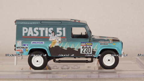 Land Rover 110 №230 Pastis 51 Paris-Dakar 1986, Конверсия 1:43