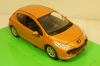 Peugeot 207 Orange, 22492W, Welly 1:24