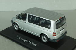 Volkswagen T5 TDI Transporter 2003, silver, Volkswagen Offizielle Modell-Sammlung, Altaya #65 1:43