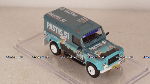 Land Rover 110 №230 Pastis 51 Paris-Dakar 1986, Конверсия 1:43