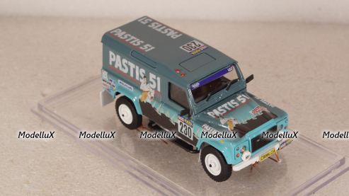 Land Rover 110 №230 Pastis 51 Paris-Dakar 1986, Конверсия 1:43