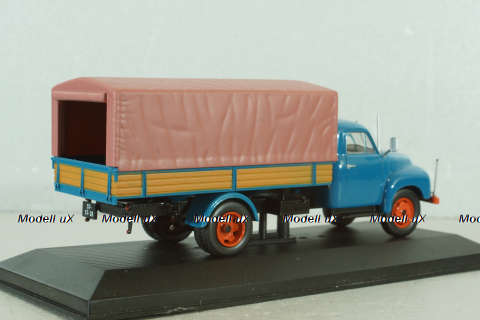 Opel Blitz 1,75t with canvans top 1952, blue, Altaya 1:43