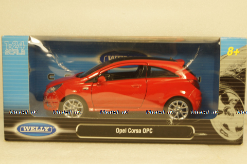 Opel Corsa OPC Red, 22511W, Welly 1:24