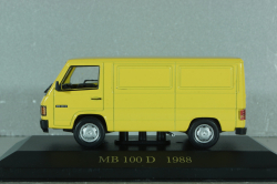 Mercedes-Benz MB 100 D, 1988, yellow, MBOMS079, Altaya, Mercedes-Benz Offizielle Modell Sammlung #79 1:43 