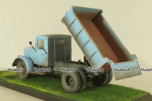 Маз-205 самосвал, со следами эксплуатации, Model43 1:43