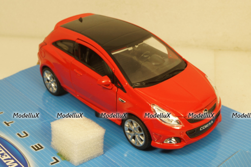 Opel Corsa OPC Red, 22511W, Welly 1:24