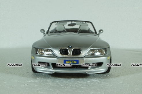 BMW Z3 M Roadster, silver, Bburago 1:18