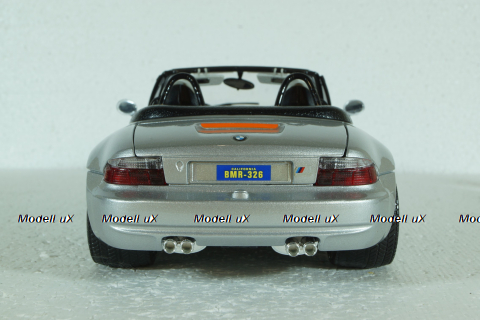 BMW Z3 M Roadster, silver, Bburago 1:18