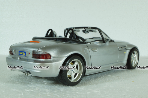 BMW Z3 M Roadster, silver, Bburago 1:18
