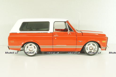 GMC Jimmy 1970 Slammed custom, red/white, L.E 402 pcs, A1807715, ACME 1:18