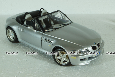 BMW Z3 M Roadster, silver, Bburago 1:18