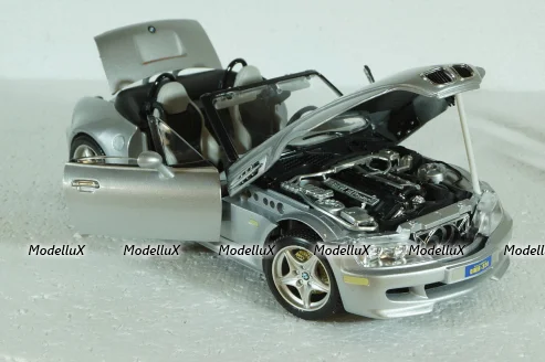 BMW Z3 M Roadster, silver, Bburago 1:18