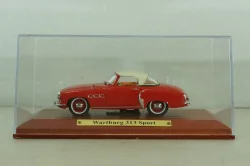 Wartburg 313 Sport 1957, red/white, Atlas, DDR-Auto Kollektion #21  1:43