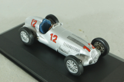 Mercedes-Benz W125 750-kg #12, R. Caracciola, F1 racing car 1937, silver, MBOMS041, Altaya, Mercedes-Benz Offizielle Modell Sammlung #41, 1:43