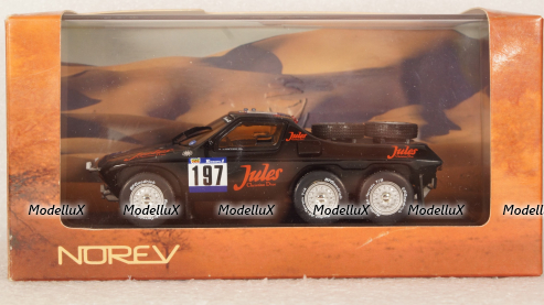Proto Jules II 6x4 Paris-Dakar 1984 №197 T.Montcorge-J.P.Nicolle, Norev 1:43