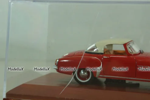 Wartburg 313 Sport 1957, red/white, Atlas, DDR-Auto Kollektion #21  1:43
