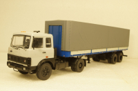 МАЗ-5432 с полуприцепом Маз-93971 серый/синий 101555 АвтоИстория 1:43