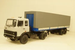 МАЗ-5432 с полуприцепом Маз-93971 серый/синий 101555 АвтоИстория 1:43