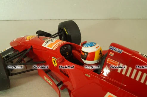 Ferrari 412T2 Michael Schumacher 1996, 015784, Minichamps 1:18
