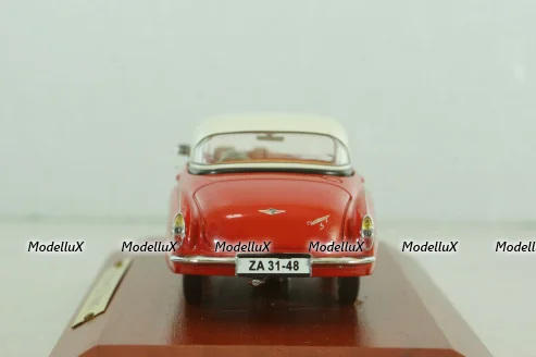 Wartburg 313 Sport 1957, red/white, Atlas, DDR-Auto Kollektion #21  1:43