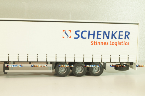 Mercedes-Benz Actros 1841 with semi-trailer "Schenker", white, Tekno 1:50