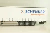 Mercedes-Benz Actros 1841 with semi-trailer "Schenker", white, Tekno 1:50