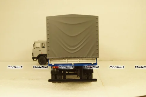 МАЗ-5432 с полуприцепом Маз-93971 серый/синий 101555 АвтоИстория 1:43