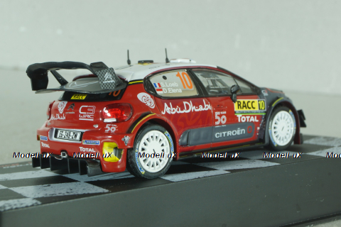 Citroen C3 WRC winner rally Catalunya S,Loeb/D.Elena 2018, Altaya 1:43