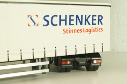 Mercedes-Benz Actros 1841 with semi-trailer "Schenker", white, Tekno 1:50