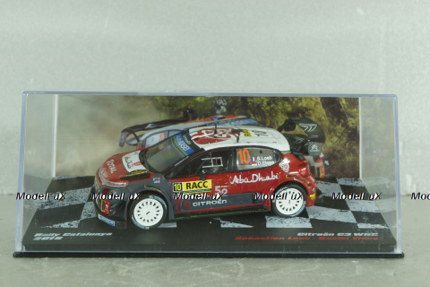 Citroen C3 WRC winner rally Catalunya S,Loeb/D.Elena 2018, Altaya 1:43