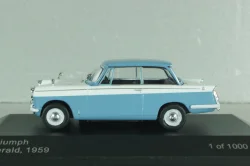 Triumph Herald 1959, blue/white, WB119, WhiteBox 1:43